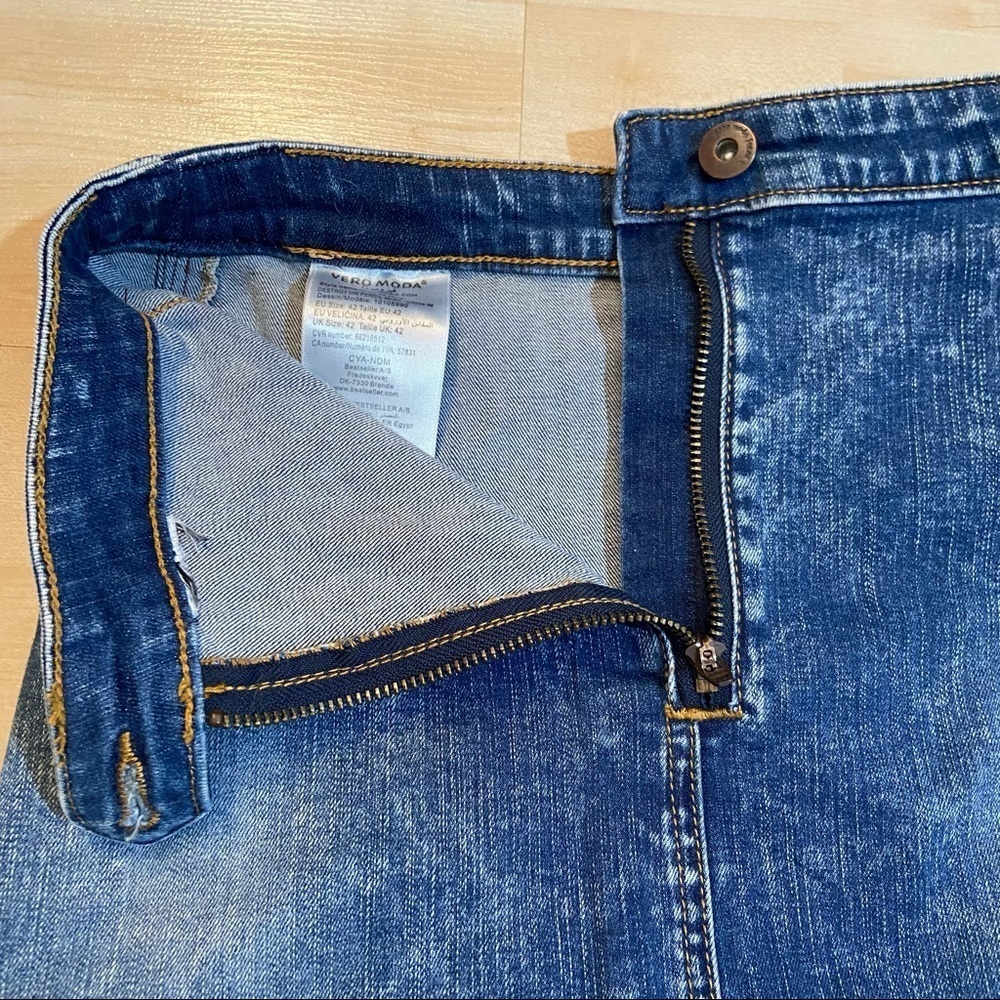 Vero Moda acid washed denim skirt - Picture 3 of 7